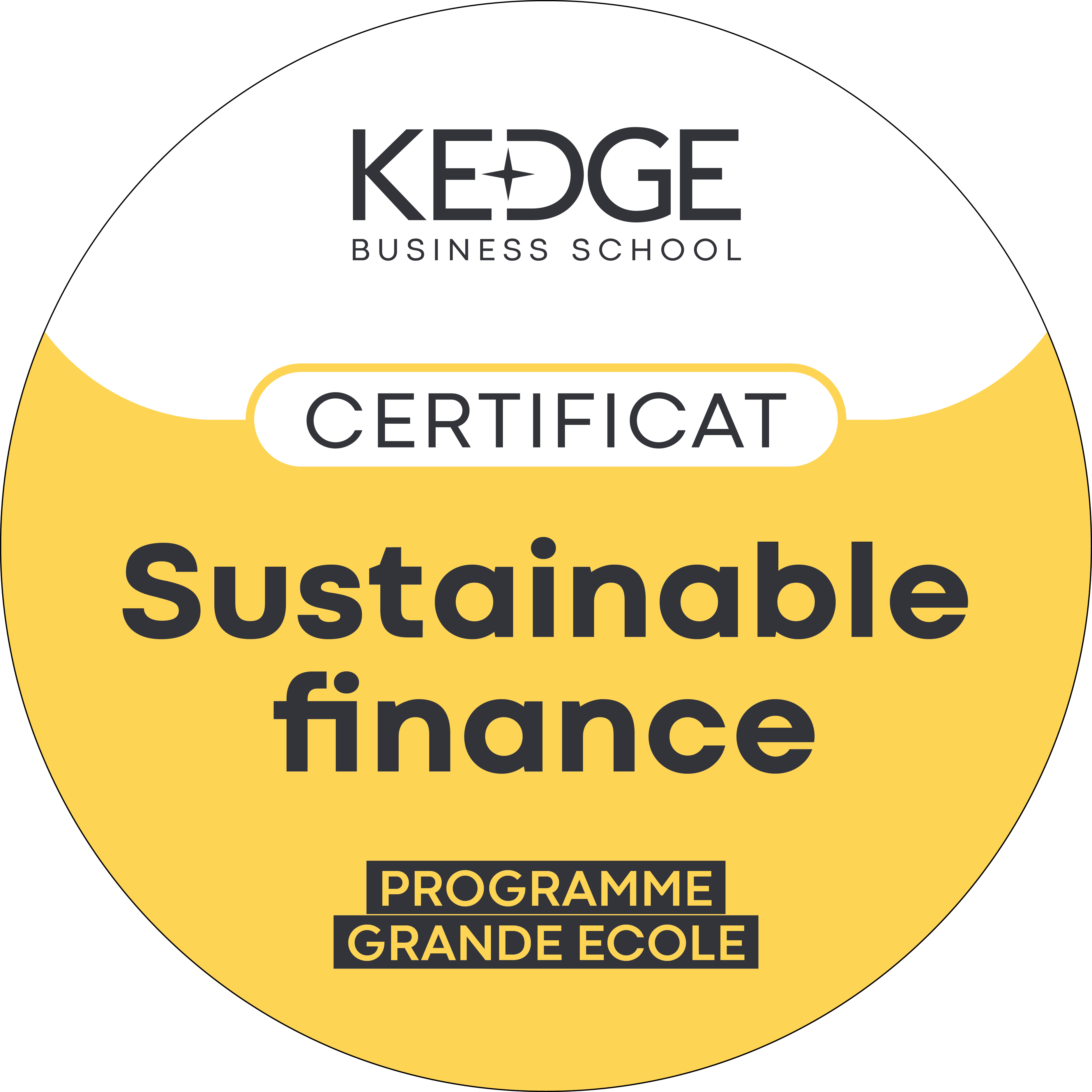 Sustainable Finance Certificate (PGE)